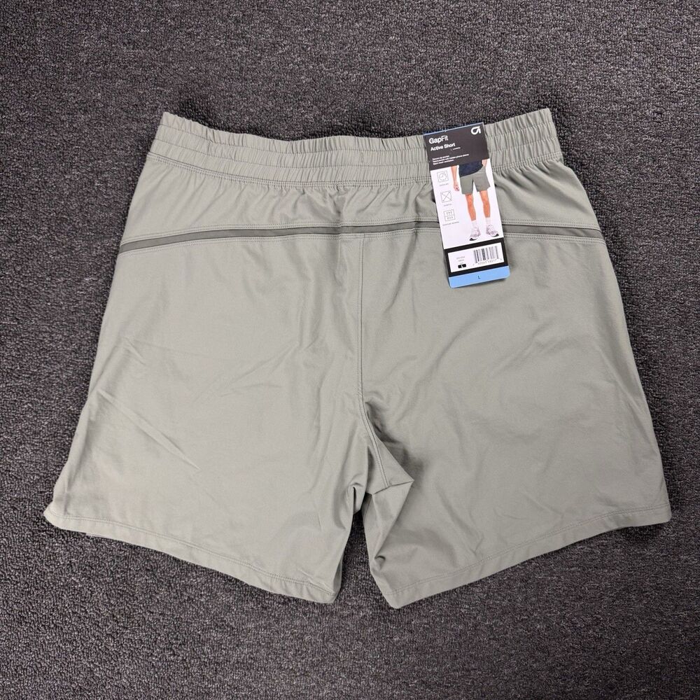 NWT Gap Fit Men's Lightweight Moisture Wicking Active Short Green Size Large